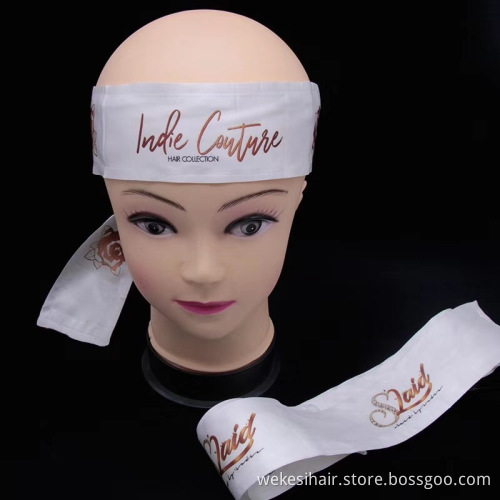 best selling scarf for women satin hair edge wraps frontal wrap with own logo